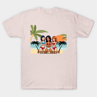 Sunset on the beach T-Shirt